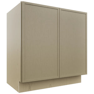Fabuwood Luna Desert Oak VB33FD Vanity Base Standard Cabinet, Front View