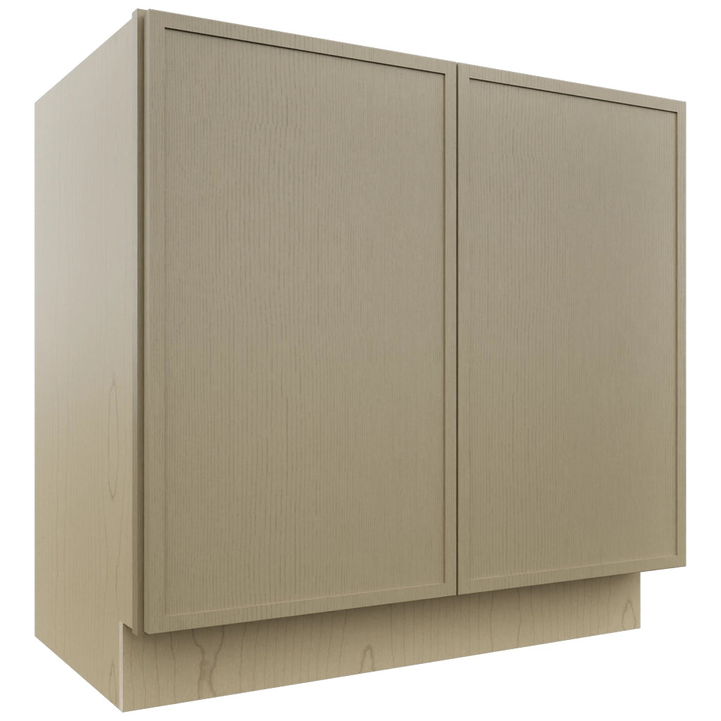 Fabuwood Luna Desert Oak VB36FD Vanity Base Full Height Cabinet, Front View
