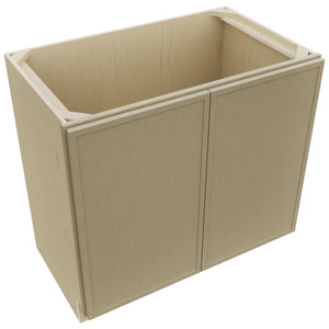 Fabuwood Luna Desert Oak VB36FD Vanity Base Full Height Cabinet, Top View
