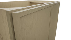 Fabuwood Luna Desert Oak VB36FD Vanity Base Full Height Cabinet, Detail View