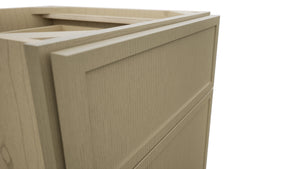 Fabuwood Luna Desert Oak VDB18-34 Vanity Drawer Cabinet, Detail View