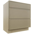 Fabuwood Luna Desert Oak VDB30-34 Vanity Drawer Cabinet, Front View