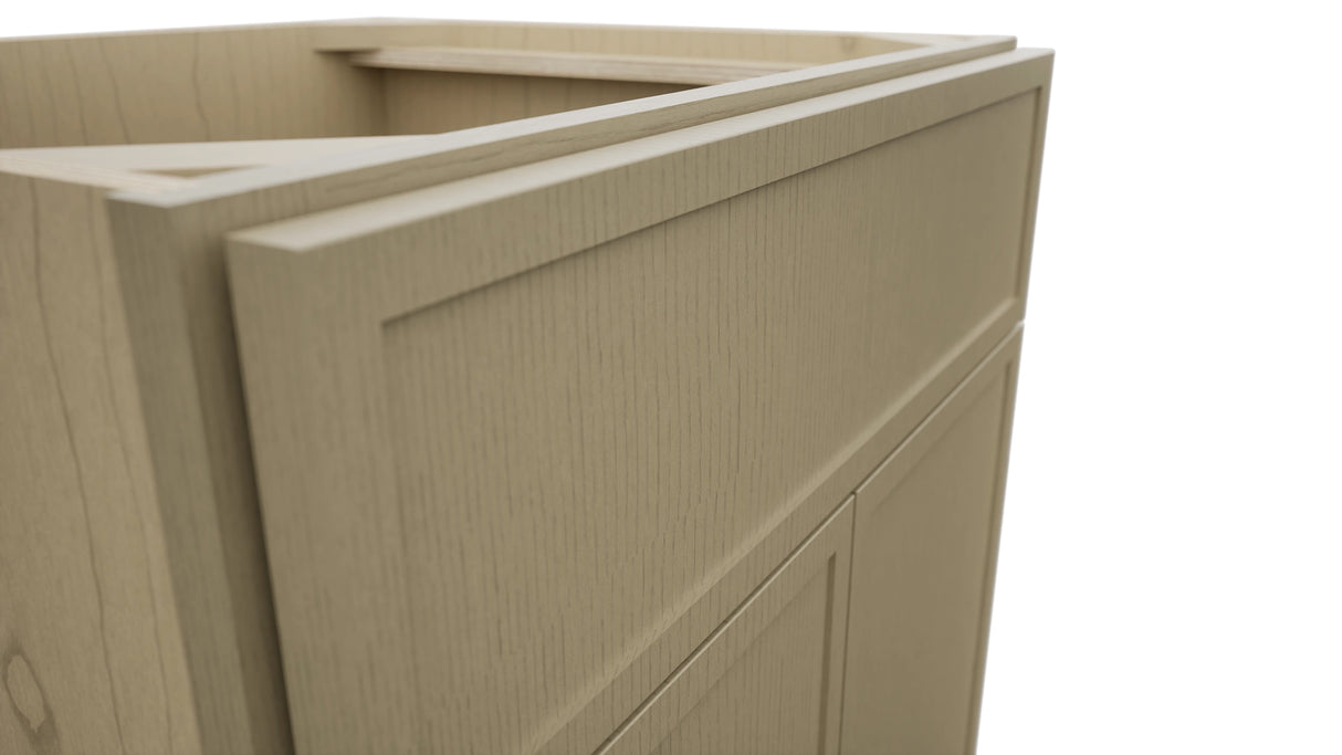 Fabuwood Luna Desert Oak VSB24-34 Vanity Sink Cabinet, Detail View