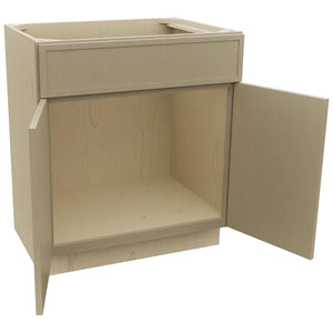 Fabuwood Luna Desert Oak VSB30-34 Vanity Sink Cabinet, Open View