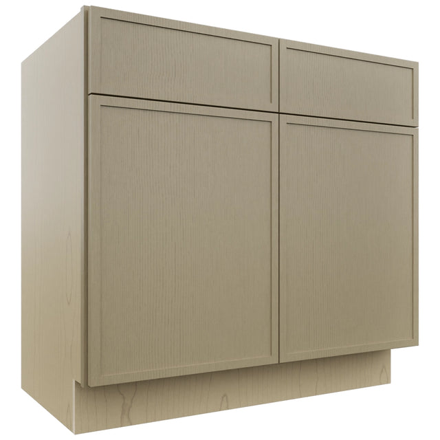 Fabuwood Luna Desert Oak VSB36-34 Vanity Sink Cabinet, Front View