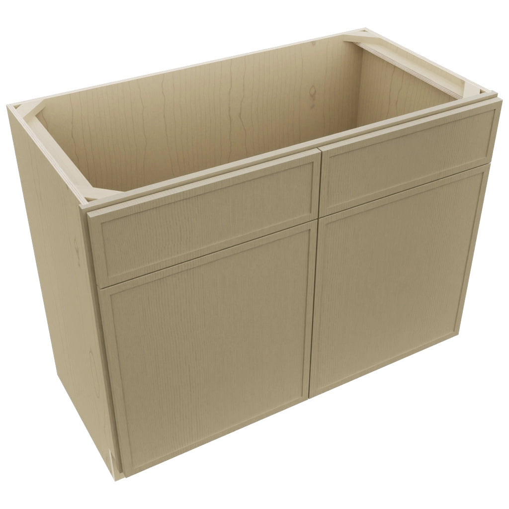 Fabuwood Luna Desert Oak VSB42-34 Vanity Sink Cabinet, Top View