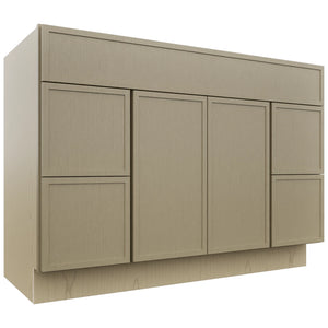 Fabuwood Luna Desert Oak VSD30DR Vanity Combo Cabinet, Front View