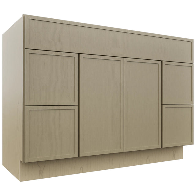 Fabuwood Luna Desert Oak VSD30DR Vanity Combo Cabinet, Front View
