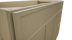 Fabuwood Luna Desert Oak VSD30DR Vanity Combo Cabinet, Detail View