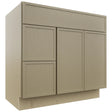 Fabuwood Luna Desert Oak VSD42 Vanity Combo Cabinet, Front View