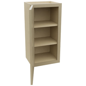 Fabuwood Luna Desert Oak W1530 Wall Standard Cabinet, Open View