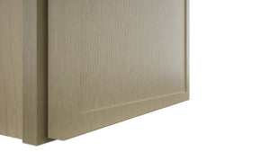Fabuwood Luna Desert Oak W1530 Wall Standard Cabinet, Detail View