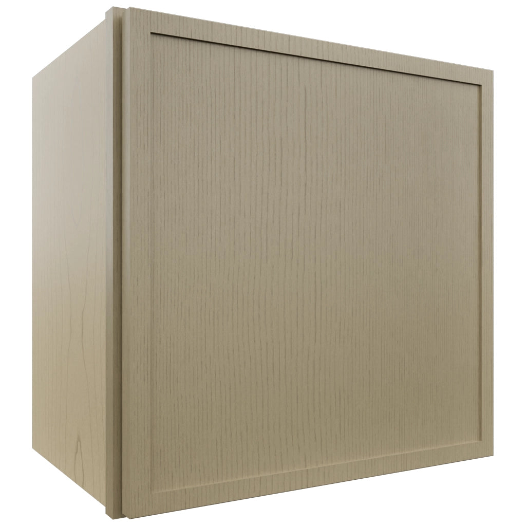 Fabuwood Luna Desert Oak W1818 Wall Standard Cabinet, Front View