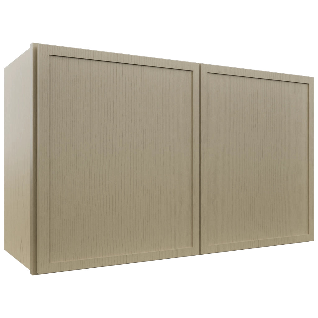 Fabuwood Luna Desert Oak W3018 Wall Standard Cabinet, Front View