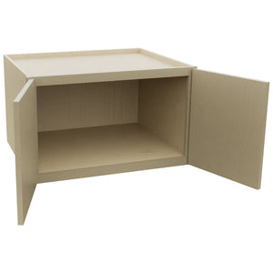 Fabuwood Luna Desert Oak W301824 Wall Deep Cabinet, Open View