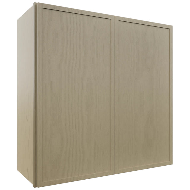 Fabuwood Luna Desert Oak W3030 Wall Standard Cabinet, Front View