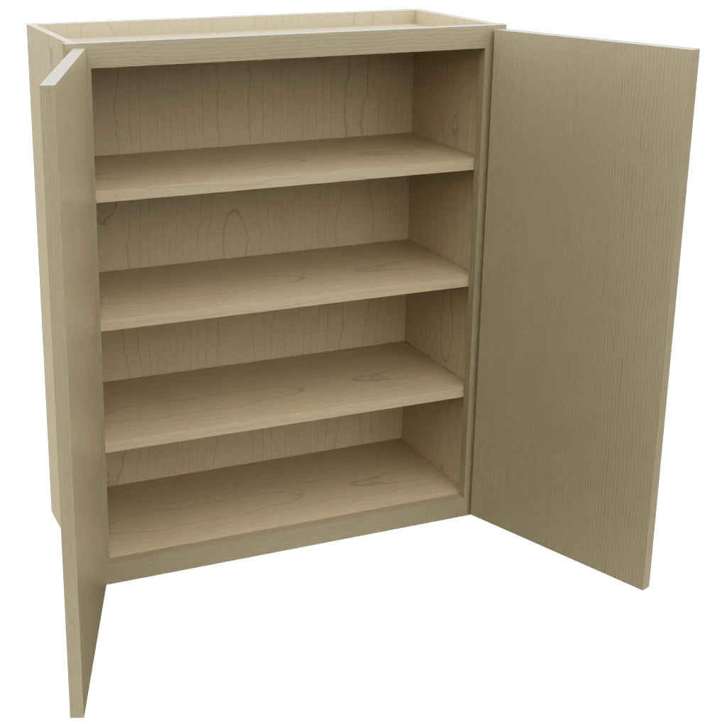 Fabuwood Luna Desert Oak W3036 Wall Standard Cabinet, Open View