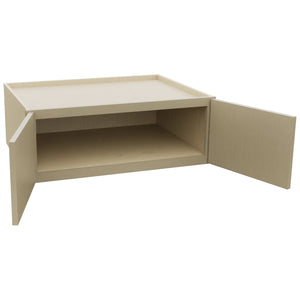 Fabuwood Luna Desert Oak W331224 Wall Deep Cabinet, Open View