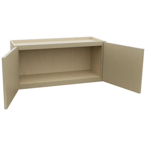 Fabuwood Luna Desert Oak W3315 Wall Standard Cabinet, Open View