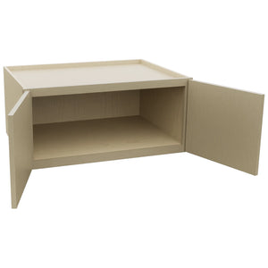 Fabuwood Luna Desert Oak W331524 Wall Deep Cabinet, Open View