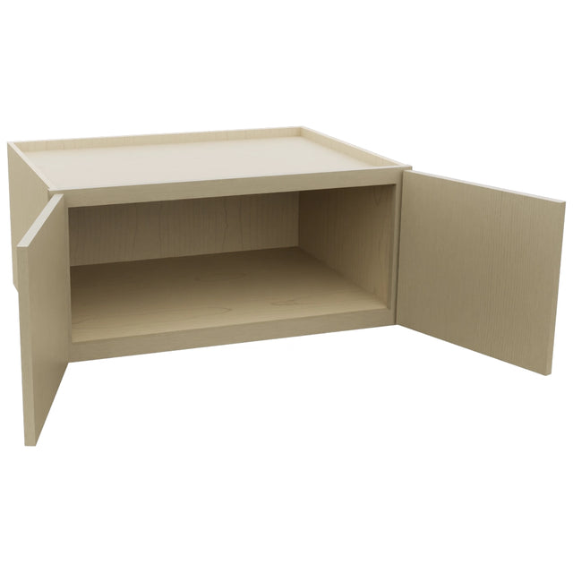 Fabuwood Luna Desert Oak W331524 Wall Deep Cabinet, Open View