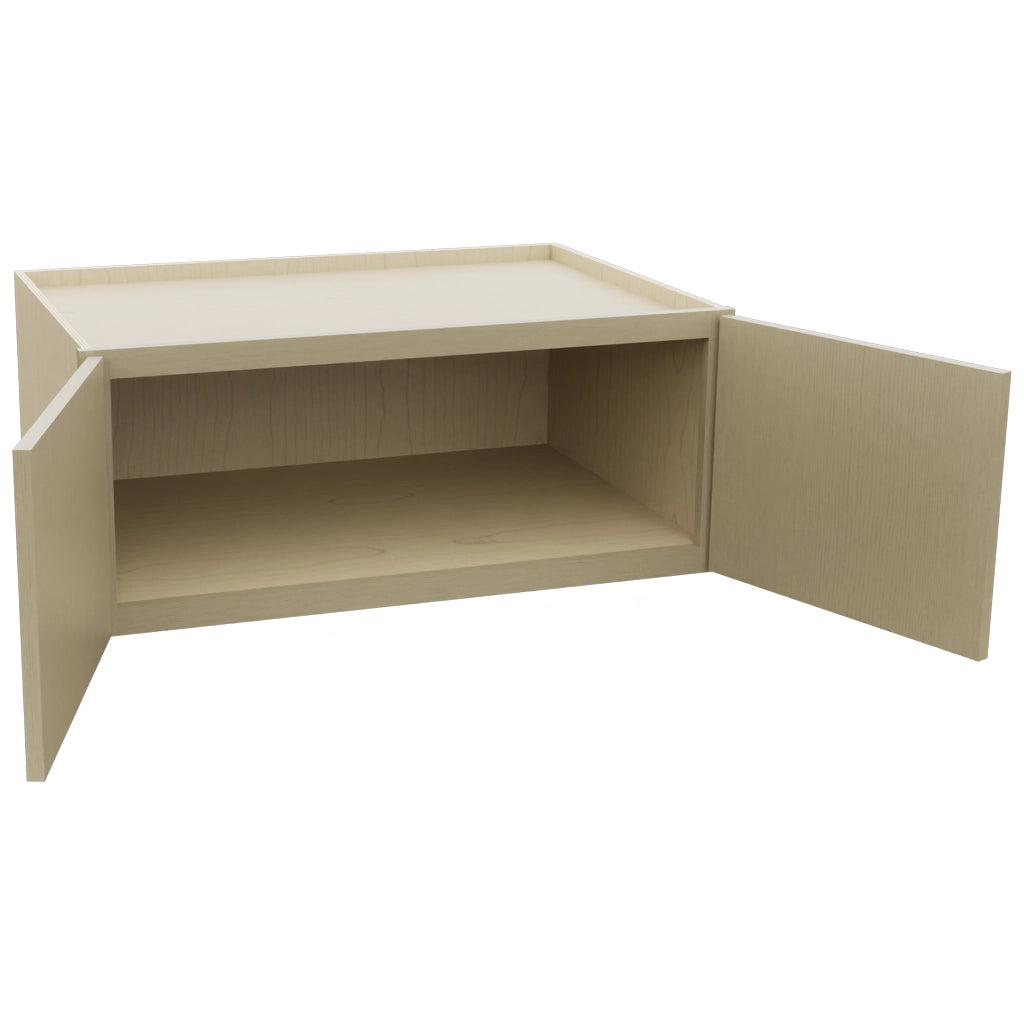 Fabuwood Luna Desert Oak W361524 Wall Deep Cabinet, Open View