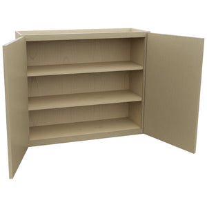Fabuwood Luna Desert Oak W3630 Wall Standard Cabinet, Open View