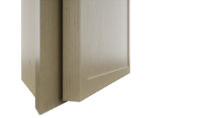 Fabuwood Luna Desert Oak WAE1230 Wall Angle End Cabinet, Detail View
