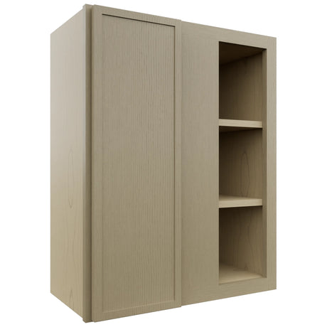 Fabuwood Luna Desert Oak WBC2430 Wall Corner Blind Cabinet, Front View