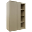 Fabuwood Luna Desert Oak WBC2436 Wall Corner Blind Cabinet, Front View