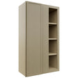 Fabuwood Luna Desert Oak WBC2442 Wall Corner Blind Cabinet, Front View