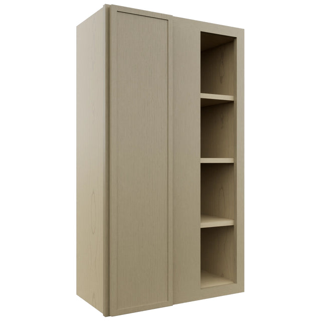Fabuwood Luna Desert Oak WBC2442 Wall Corner Blind Cabinet, Front View