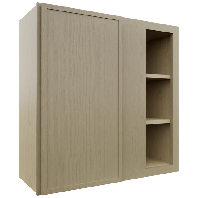 Fabuwood Luna Desert Oak WBC3030 Wall Corner Blind Cabinet, Front View