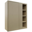 Fabuwood Luna Desert Oak WBC3036 Wall Corner Blind Cabinet, Front View