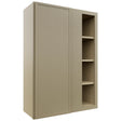 Fabuwood Luna Desert Oak WBC3042 Wall Corner Blind Cabinet, Front View