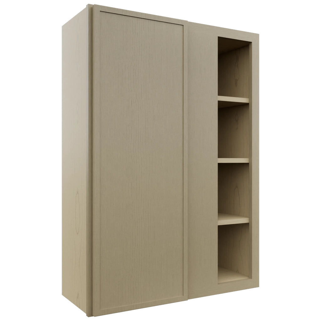 Fabuwood Luna Desert Oak WBC3042 Wall Corner Blind Cabinet, Front View