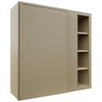 Fabuwood Luna Desert Oak WBC3636 Wall Corner Blind Cabinet, Front View