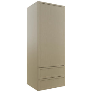 Fabuwood Luna Desert Oak WD1848 Wall Drawer Cabinet, Front View