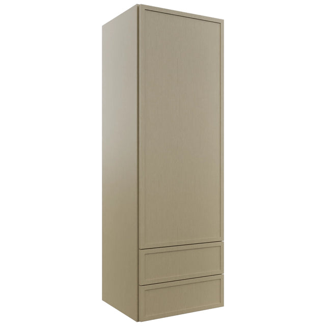 Fabuwood Luna Desert Oak WD1854 Wall Drawer Cabinet, Front View