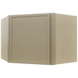 Fabuwood Luna Desert Oak WDC2418 Wall Corner Diagonal Cabinet, Front View
