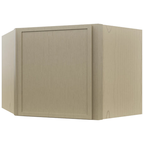 Fabuwood Luna Desert Oak WDC2418 Wall Corner Diagonal Cabinet, Front View