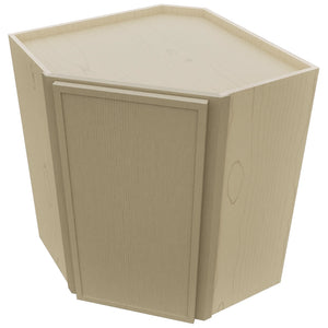 Fabuwood Luna Desert Oak WDC2430 Wall Corner Diagonal Cabinet, Top View