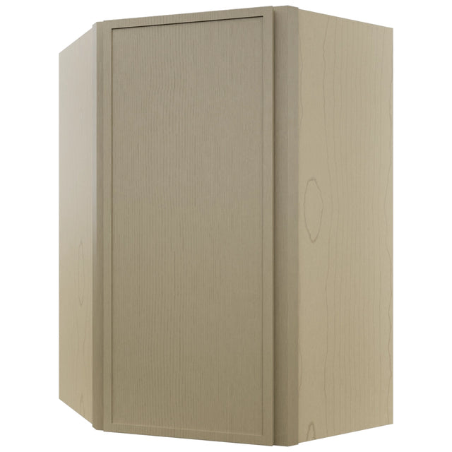 Fabuwood Luna Desert Oak WDC2436 Wall Corner Diagonal Cabinet, Front View