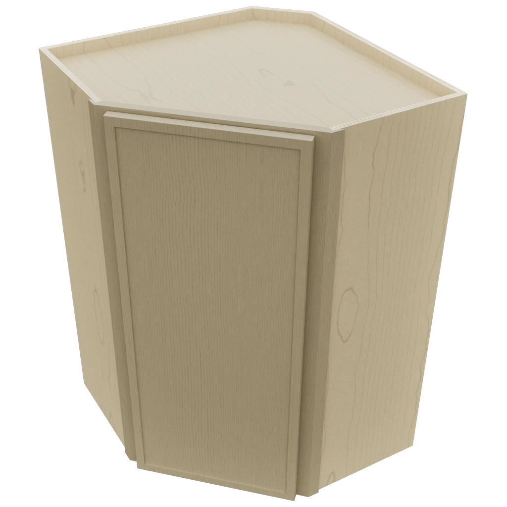Fabuwood Luna Desert Oak WDC2436 Wall Corner Diagonal Cabinet, Top View