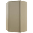 Fabuwood Luna Desert Oak WDC2442 Wall Corner Diagonal Cabinet, Front View