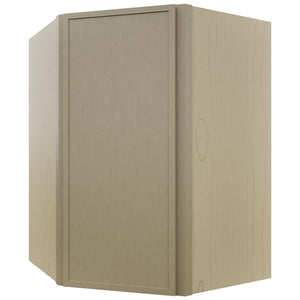 Fabuwood Luna Desert Oak WDC2736 Wall Corner Diagonal Cabinet, Front View