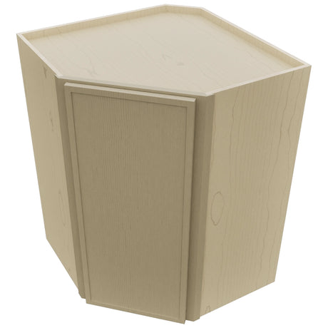 Fabuwood Luna Desert Oak WDC2736 Wall Corner Diagonal Cabinet, Top View