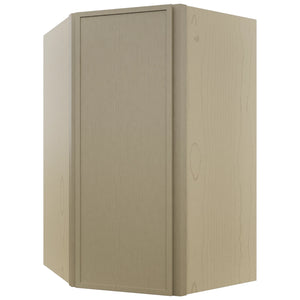 Fabuwood Luna Desert Oak WDC2742 Wall Corner Diagonal Cabinet, Front View