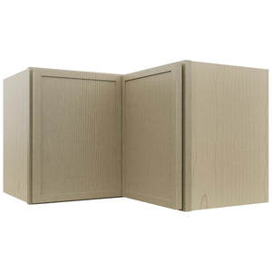 Fabuwood Luna Desert Oak WPC2415 Wall Corner Pie Cabinet, Front View