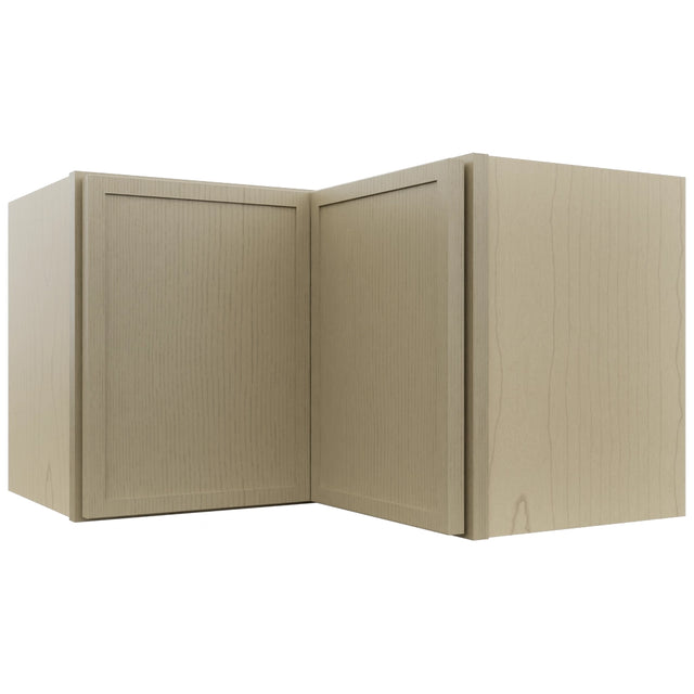 Fabuwood Luna Desert Oak WPC2415 Wall Corner Pie Cabinet, Front View